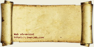 Jana Mićalović vizit kartica